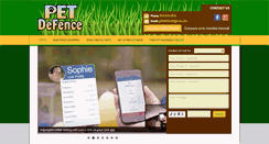 Desktop Screenshot of petdefence.com